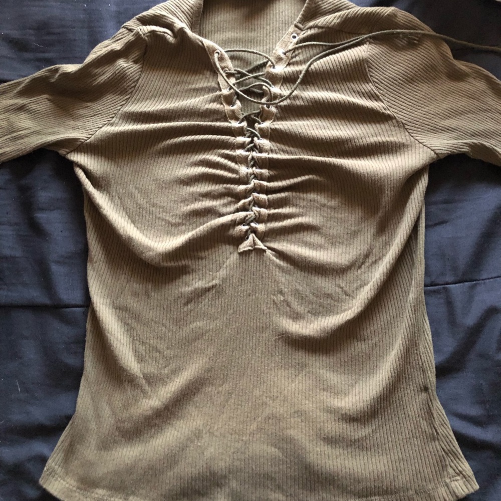 Dark Green blouse top